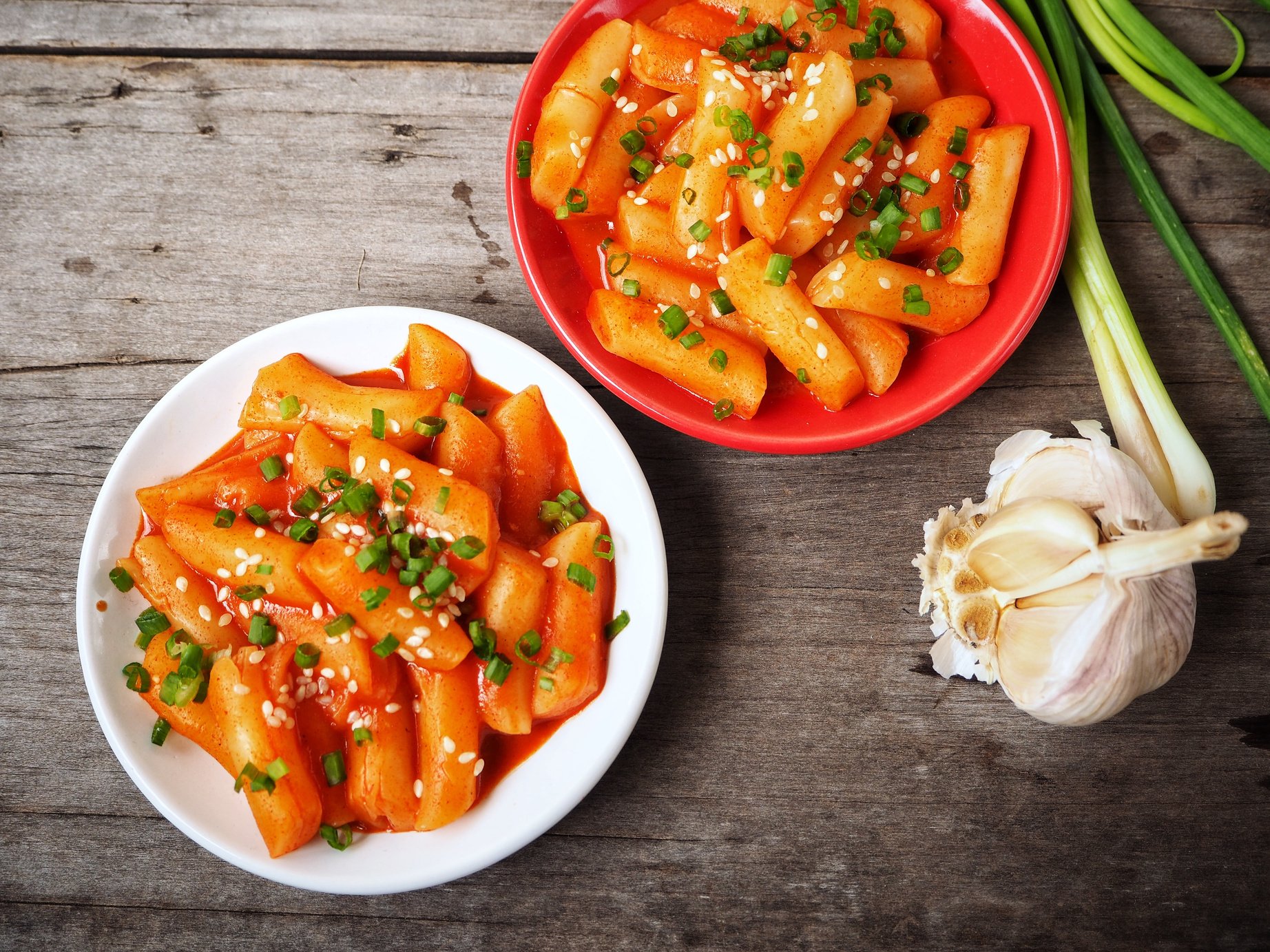 Rice cake korean food
